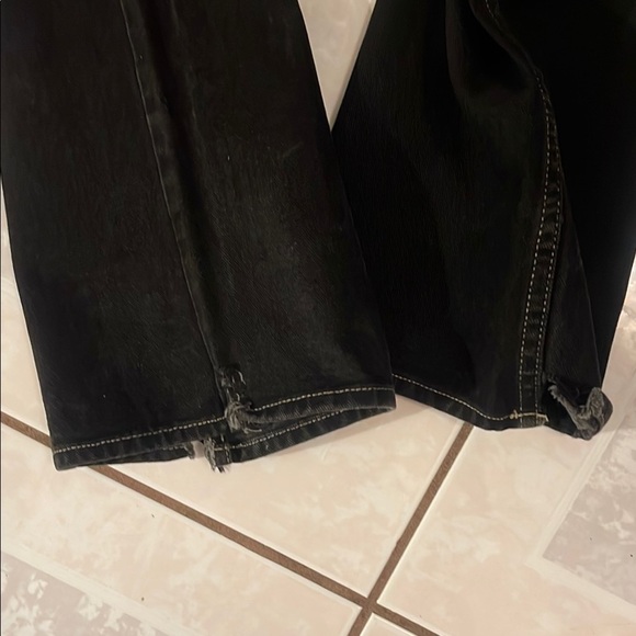 Vintage Tommy Hilfiger Black Straight-Leg Jeans with Classic Design - Picture 7 of 7
